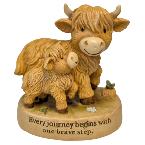 De Leon Product Tiny Tale of Highland Cao First Step Ceramic Decor