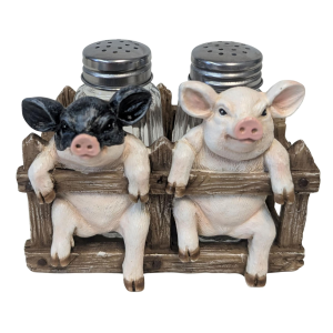 De Leon Product Barnyard Buddies Salt and Pepper Holder