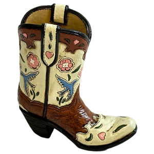 De Leon Product White Cowboy Boots Home Decor