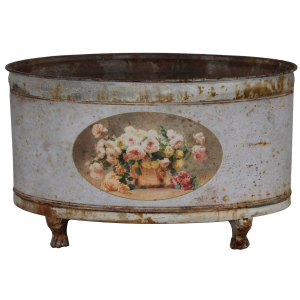 Porch View Home Porch View Home Old Rose Oblong Tole Container - $189.99 at Murdoch's Ranch & Home Supply