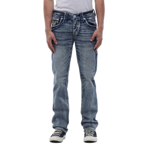 Rock Revival Rock Revival Jett Straight Jeans in Light Blue | Mens | Size 28 - $179.99 at Murdoch's Ranch & Home Supply