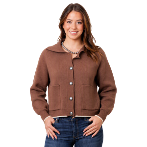 Cotton & Rye Outfitters Cotton & Rye Outfitters Buffalo Cardigan in Tan | Womens | Size Small - $59.99 at Murdoch's Ranch & Home Supply