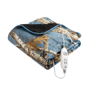 Realtree Realtree Heated Velvet Throw in Edge Slate Blue - $54.99 at Murdoch's Ranch & Home Supply