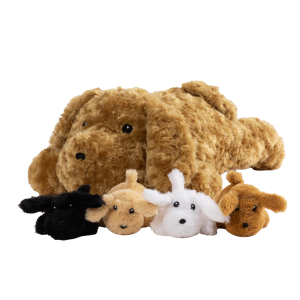 Country Cuddlers Dog Mama & Baby Plush Set