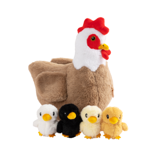 Country Cuddlers Chicken Mama & Baby Plush Set