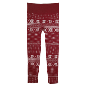 One 5 One One 5 One Snowflake Pattern Fleece Lined Legging in Red | Womens | Size Small/Medium - $17.99 at Murdoch's Ranch & Home Supply