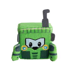Farmhouse Palz Farmhouse Palz Green Tractor Square Plush Toy - $9.99 at Murdoch's Ranch & Home Supply