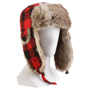 Scala Scala St Cloud Wool Blend Trooper Hat in Red/Black | Mens | Size Small/Medium - $60.00 at Murdoch's Ranch & Home Supply