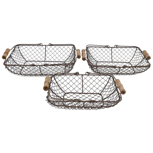 Porch View Home Porch View Home Wire Produce Baskets Set of 3 - $42.99 at Murdoch's Ranch & Home Supply