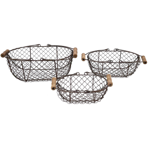 Porch View Home Porch View Home Wire Bakery Baskets Set of 3 - $37.99 at Murdoch's Ranch & Home Supply