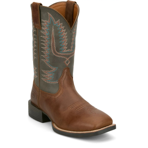 Justin Justin Gage 11" Wide Square Toe Boots in Brown - $169.99 at Murdoch's Ranch & Home Supply