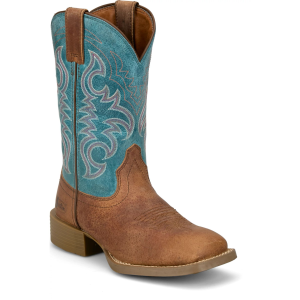 Justin Justin Dell 11" Wide Square Toe Boots in Tan | Womens | Size 10 - $169.99 at Murdoch's Ranch & Home Supply