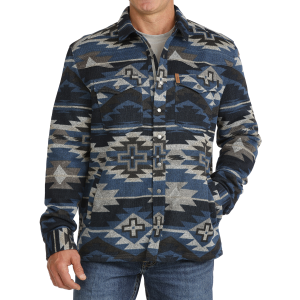 CINCH Knit Shirt Jacket in Navy | Mens | Size Small