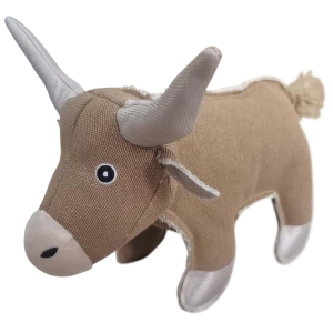 Main St. Pet Tough Squeaky Longhorn Dog Toy