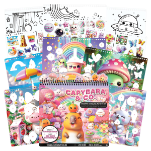 Fashion Angels Capybara and CO. Color and Collage Portfolio Book