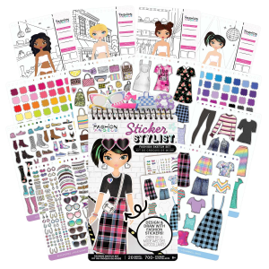 Fashion Angels Fashion Stylist Compact Sticker Portfolio Book
