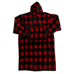 Carstens Inc. Carstens Inc. Hooded Blanket in Lumberjack Red | Size 48" x 32" - $29.99 at Murdoch's Ranch & Home Supply