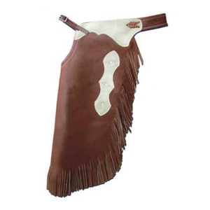 B Bar B Leather B Bar B Leather 32" Deluxe 3 Buckle Chink in Brown | Size Medium - $249.99 at Murdoch's Ranch & Home Supply