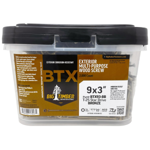 Big Timber Big Timber 9 x 3" Bronze T-25 Flat Head Screw - $195.99 at Murdoch's Ranch & Home Supply