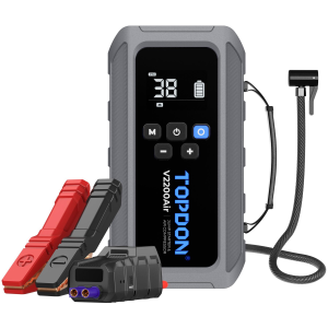 TOPDON 2200 Amp Jump Start with Air Compressor