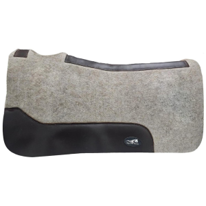 Equine Zone Equine Zone Contoured Wool Saddle Pad in Cream | Size 32" x 32" - $119.99 at Murdoch's Ranch & Home Supply