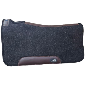 Equine Zone Equine Zone Contoured Ranch Saddle Pad in Black | Size 32" x 32" x 1" - $119.99 at Murdoch's Ranch & Home Supply