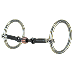 Reinsman Reinsman Traditional Loose Ring 7/16" 3-Piece with Copper Roller Snaffle Bit | Size 5" - $79.99 at Murdoch's Ranch & Home Supply