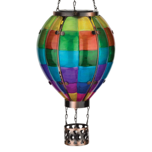 Regal Regal Large Patchwork Hot Air Balloon Shaped Solar Lantern LED Light - $59.99 at Murdoch's Ranch & Home Supply