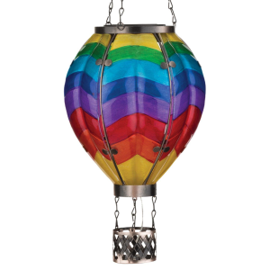 Regal Regal Large Chevron Hot Air Balloon Shaped Solar Lantern LED Light - $59.99 at Murdoch's Ranch & Home Supply