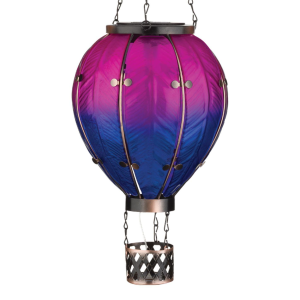 Regal Regal Large Magenta Hot Air Balloon Shaped Solar Lantern LED Light - $59.99 at Murdoch's Ranch & Home Supply
