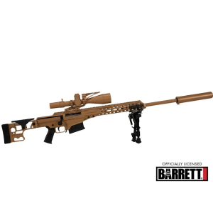 Goatguns GoatGuns Diecast Tan Barrett MK22 Model Miniature Toy Rifle | Size 14" - $59.99 at Murdoch's Ranch & Home Supply