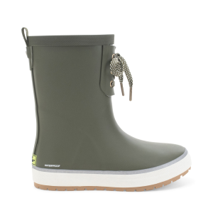 Western Chief Boots Element Mid Lace Up Rain Boots in Olive | Womens | Size 6