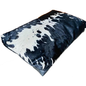 Critter Creed Critter Creed Pillow Dog Bed in Cowhide | Size 30" x 40" - $52.99 at Murdoch's Ranch & Home Supply