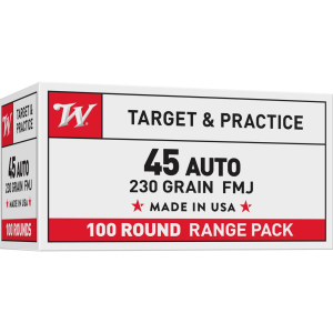 Winchester Winchester Target and Practice .45 230-Grain FMJ Handgun Ammo 100 Rounds - $51.99 at Murdoch's Ranch & Home Supply