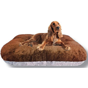 Critter Creed Critter Creed Pillow Dog Bed in Brown | Size 30" x 40" - $49.99 at Murdoch's Ranch & Home Supply