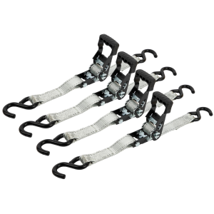 Erickson Manufacturing Ltd. Erickson Manufacturing Ltd. 4-Pack 1.25" x 12' 2,500lbs Ratchet Tie Downs | Size 1.25" x 12' - $49.99 at Murdoch's Ranch & Home Supply