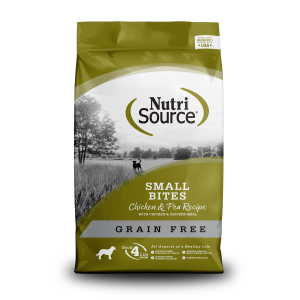 Nutrisource NutriSource Grain-Free Small Bites Chicken and Pea Formula Dog Food | Size 15 lbs - $47.99 at Murdoch's Ranch & Home Supply