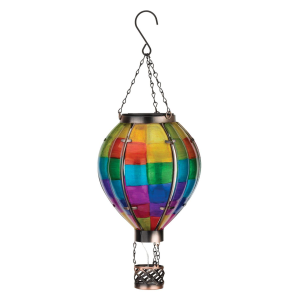 Regal Regal Small Patchwork Hot Air Balloon Shaped Solar Lantern LED Light - $44.99 at Murdoch's Ranch & Home Supply