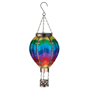 Regal Regal Small Chevron Hot Air Balloon Shaped Solar Lantern LED Light - $44.99 at Murdoch's Ranch & Home Supply