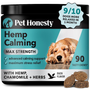 Pet Honesty Pet Honesty Duck Flavor Hemp Calming Max Strength Dog Supplement | Size 90 Count - $42.99 at Murdoch's Ranch & Home Supply