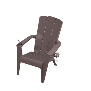 Gracious Living Gracious Living Adirondack Chair with Cup Holder in Earth - $39.99 at Murdoch's Ranch & Home Supply