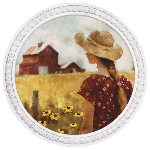 Sincere Surroundings Sincere Surroundings Barn Girl Scene Wall Art - $34.99 at Murdoch's Ranch & Home Supply