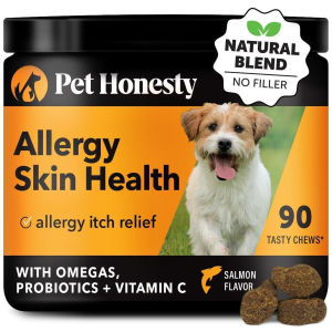 Pet Honesty Pet Honesty Salmon Flavor Allergy Skin Health Dog Supplement | Size 90 Count - $33.99 at Murdoch's Ranch & Home Supply
