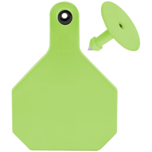 Y-Tex Y-Tex 25-Count 2-Piece Cattle Ear Tag in Chartreuse | Size 2-1/2 - $31.99 at Murdoch's Ranch & Home Supply