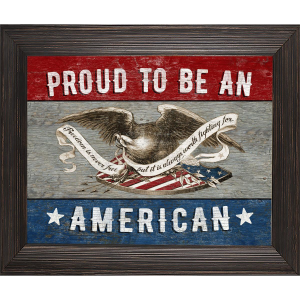 Rocky Mountain Publishing Rocky Mountain Publishing Proud to be an American Canvas Wall Art | Size 8" x 10" - $29.99 at Murdoch's Ranch & Home Supply