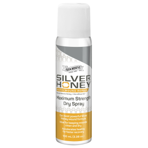 Absorbine Absorbine Silver Honey Rapid Wound Repair Maximum Strength Dry Spray for Horses | Size 100 mL - $29.99 at Murdoch's Ranch & Home Supply
