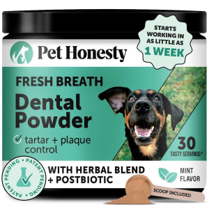 Pet Honesty Pet Honesty Mint Flavor Fresh Breath Dental Powder Dog Supplement | Size 30 Scoop - $28.99 at Murdoch's Ranch & Home Supply