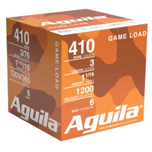Aguila Ammunition Game Load 3" 410-Gauge Shotgun Shells 25 Rounds