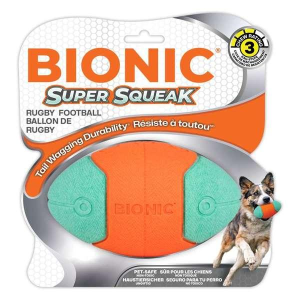 Bionic Bionic Super Squeak Rugby Football Dog Toy - $19.99 at Murdoch's Ranch & Home Supply