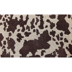 Carstens Inc. Carstens Inc. Coir Outdoor Floor Mat in Cowhide | Size 18" x 30" - $19.99 at Murdoch's Ranch & Home Supply
